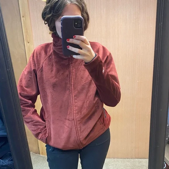 Mountain Hardware Wind Stopper M Red Monkey Fleece Full Zip Polartec Out… - Picture 13 of 14